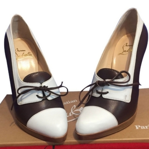 CHRISTIAN LOUBOUTIN Rare Oxford Pump - Picture 3 of 14